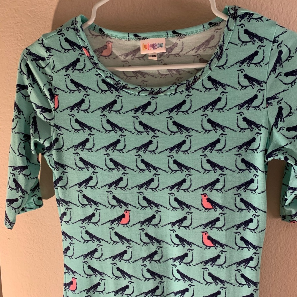 Bird print dress